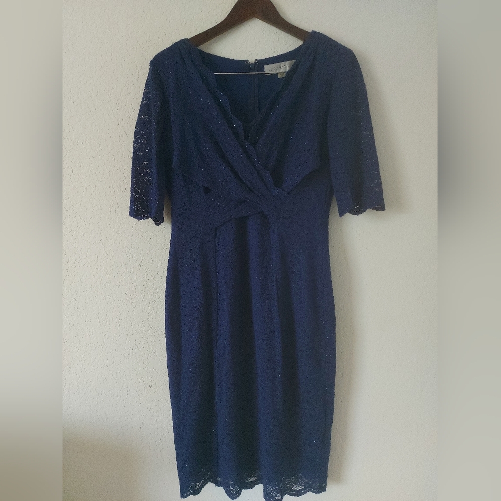 Tahari Arthur S Levine Lace Dress
